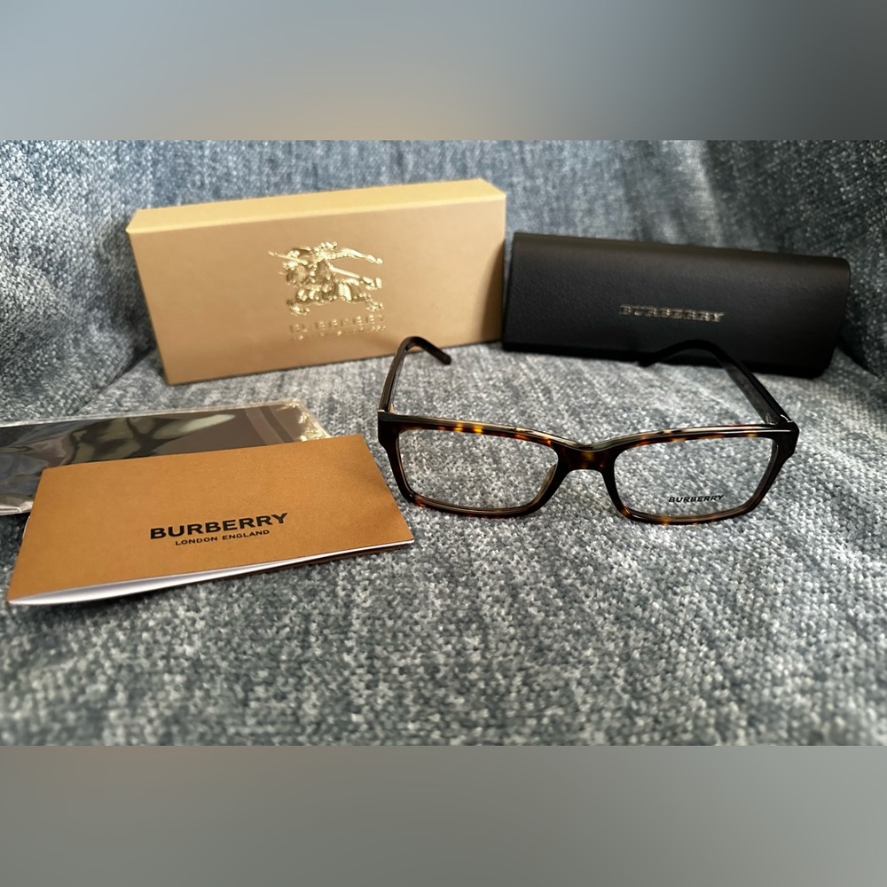 BURBERRY Eyeglass Frames - Dark Havana